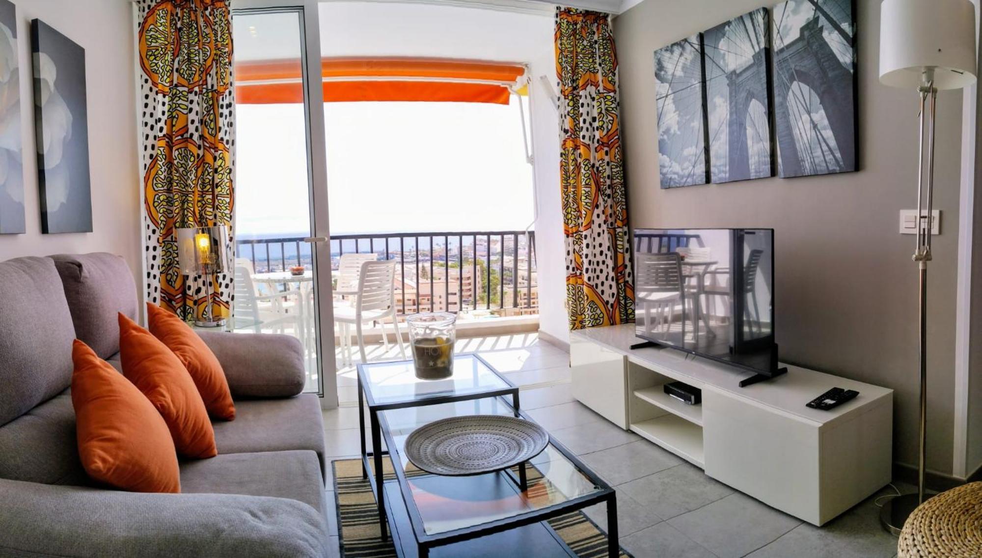 Los Cristianos Appartement Orange Trees Vue Mer Panoramique Экстерьер фото